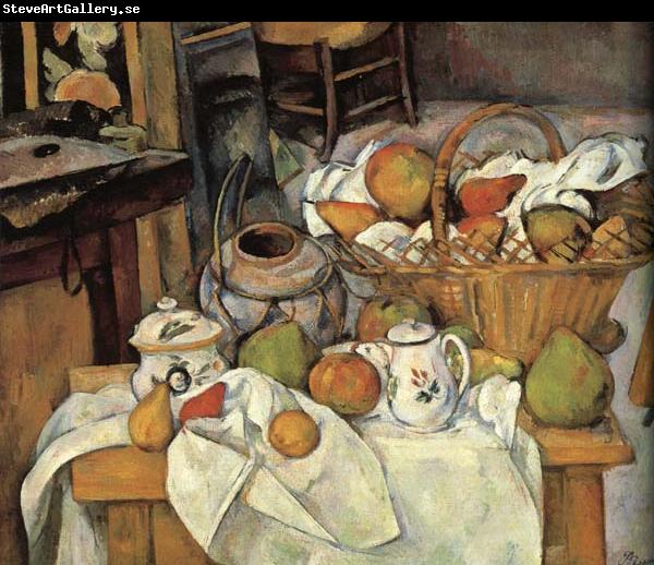 Paul Cezanne La Table de cuisine